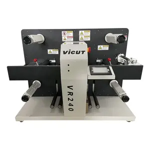 Paper Rolls Cutting Machine Rotary Slitting Rewinder Machine Adhesive Tape Label Cutter