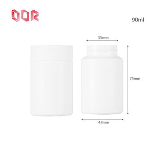 Leading Brands Choice HDPE Oblique Shoulder Jar 90ml 120ml Frosted Medicine Bottle Pull Ring Cap for Calcium <b>Magnesium</b> - Product Image 5