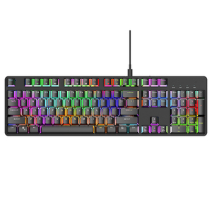 Tùy Chỉnh Tây Ban Nha Arabic Pháp 104 Phím RGB Chơi Game Bàn Phím Máy Tính Văn Phòng Máy Tính Xách Tay Màu Đỏ Chuyển Đổi Bàn Phím Cơ Khí - Product Image 1