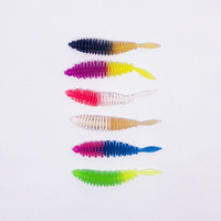 Leurre souple en PVC Raylor 55mm 1.2g, nouveau design micro léger, pour la pêche à la truite et au bar, vente en gros