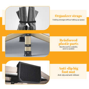 Thiết Kế Hiện Đại Ngoài Trời Cắm Trại Cũi Giường Khung Di Động Và Oxford Nệm Có Thể Gập Lại Mềm Trại Giường Bền Cho Công Viên - Product Image 5