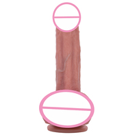 Dildo réaliste imperméable avec base à ventouse puissante, en matériau vert, de haute qualité, jouet sexuel portable pour adultes