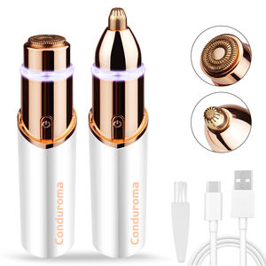 Conduroma Épilateur Facial pour Sourcils pour Femmes : Épilateur Rechargeable 2 en 1 pour Sourcils et Rasoirs Faciaux pour Femmes - Product Image 2