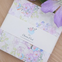 Tissu en coton peigné en gros pour rideaux, pack de patchwork DIY, fournitures de quilting découpées avec précision, tissu de couture