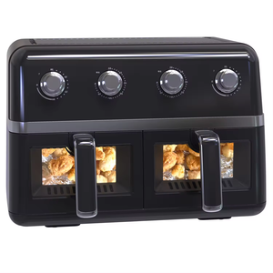 Aifa Nouveau <span class=keywords><strong>concept</strong></span> double poignée 9 litres SS four long numérique 8L 9L 10L 11L 12L poisson intelligent en acier inoxydable <span class=keywords><strong>2</strong></span> en 1 friteuse à air double - Product Image 5