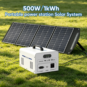 Generatore di Energia al Litio 500W 1KWH, Stazione di Alimentazione Portatile Solare, Sistema Solare con Batterie e <span class=keywords><strong>Power</strong></span> Bank - Product Image 1