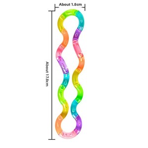 Jouet anti-stress transfrontalier en plastique, modèle Twister à changement de température, jouet à presser créatif pour adultes, modèle BLB-21 - Product Image 5