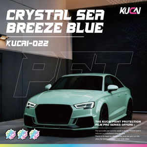 Película Protectora de Pintura (PPF) Superbrillante de Color Azul Brisa Marina, Película para Envolver Automóviles, Película para Cambiar el Color de la Carrocería, Vinilo para Envolver <span class=keywords><strong>PVC</strong></span> - Product Image 3