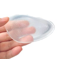 Coussinets transparents en gel de silicone PU pour l'avant-pied, anti-douleur, antidérapants, granulés massants, absorption des chocs, marque DAMEI, pour talons hauts