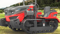 Mini Tracteur Agricole à Chenilles, Cultivateur Motoculteur Rotatif pour la Ferme, à Vendre, Fabriqué en Chine