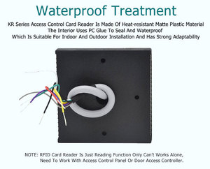ZKT Teco KR202 sistem kontrol akses kunci pintu, tahan cuaca, kedekatan cerdas pembaca kartu RFID dengan Keypad - Product Image 2