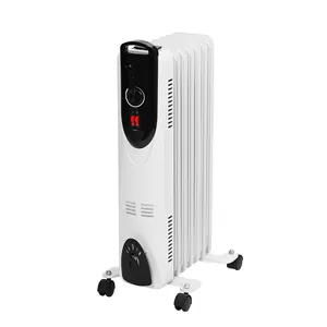 Wholesale Household 5 fins to 15 fins Oil Heaters 1500W / 2500W Electric Room Heater Oil-filled Radiator