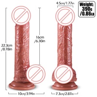 Dildo réaliste en silicone double densité, grand format, avec système KlicLok amovible, jouet pour adultes 100% étanche HXR-BJD-E024-1