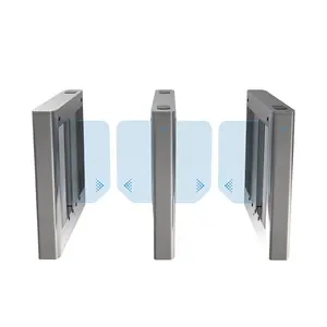 Automatic Security Turnstile Qr Code Reader Fast Speed Gate With Access Control Swing Turnstile Barrier Gates For Gym