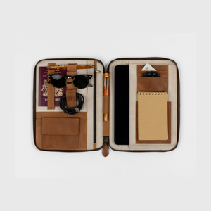 Zippered <span class=keywords><strong>padfolio</strong></span> da Danh Mục Đầu Tư Tài liệu chủ tổ chức tùy chỉnh túi thư mục biểu tượng tùy chỉnh cho Ipad công suất lớn - Product Image 3