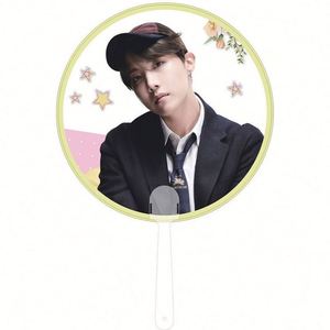 Ventilateur en plastique PP écologique personnalisé avec logo, ventilateur transparent en PVC imprimé sur mesure pour les élections aux Philippines - Product Image 6