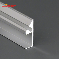 Profilés en aluminium OEM ODM LS-252, éclairage LED encastré pour armoire, profilé en aluminium pour éclairage LED, profilé en aluminium pour canal de 36 mm