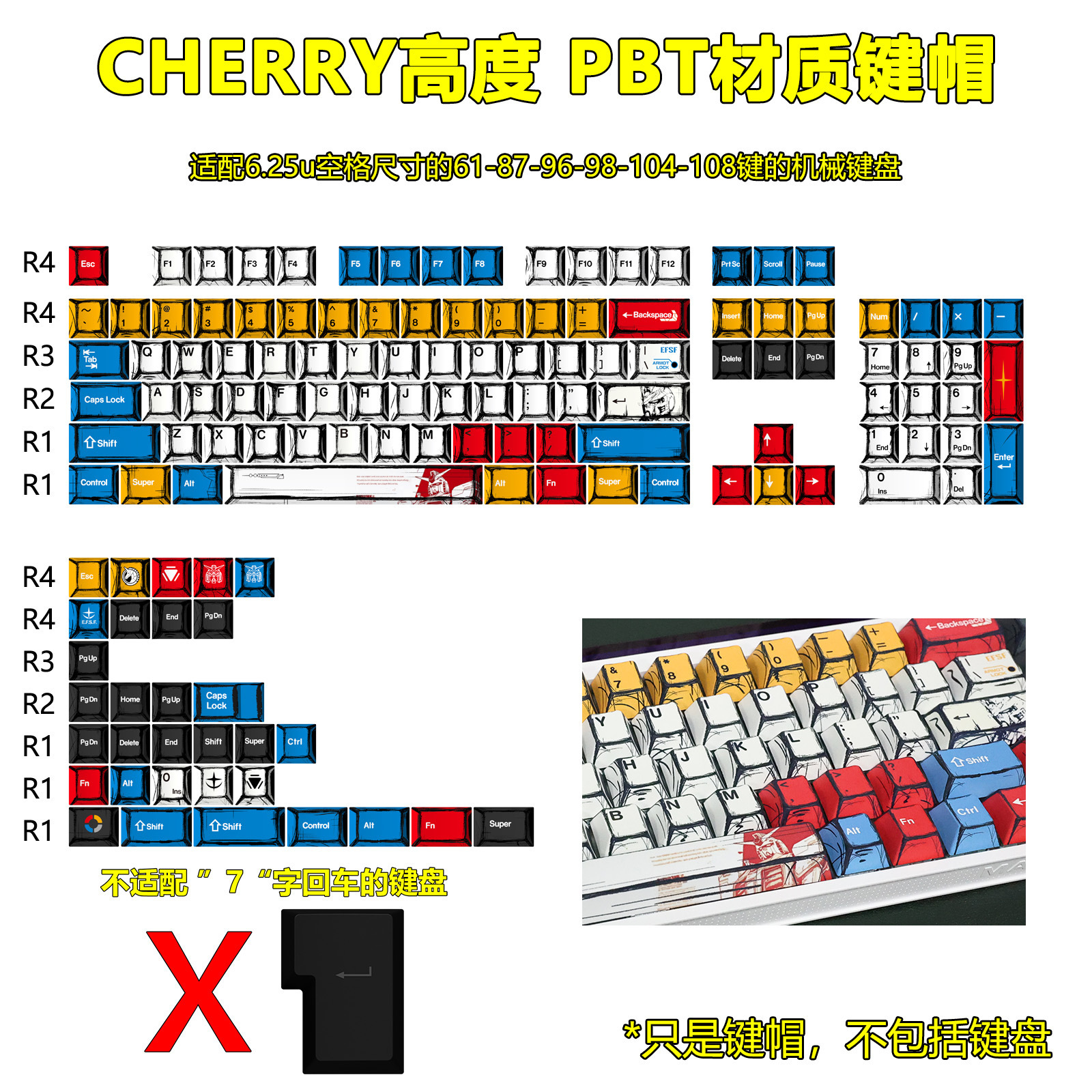 โรงงานเดิม-กันดั้มคอมมิค-สี-136 คีย์-กล่อง