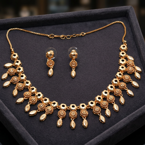 Venta al por mayor de joyería turca chapada en oro de 14K, 18K y 24K, elegantes collares turcos, joyería de moda, joyería chapada en oro sobre latón. - Product Image 1