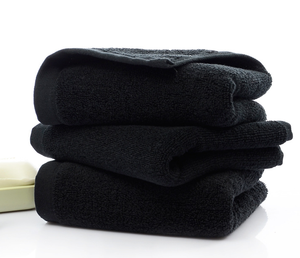 <span class=keywords><strong>Set</strong></span> di <span class=keywords><strong>Asciugamani</strong></span> in Cotone Nero per Hotel 5 Stelle/ Palestra/ Salone di Bellezza/ Parrucchiere - Product Image 4