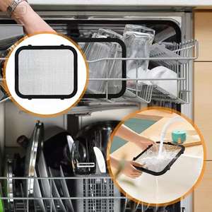 Ninja A451 खाद्य-ग्रेड गैर विषैले स्टेनलेस स्टील एयर फ्रायर चुंबकीय सिलिकॉन स्प्लेश गार्ड - Product Image 5