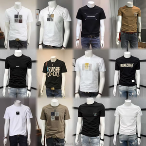 Áo thun nam chất lượng cao năm 2025, kiểu dáng rộng, tay ngắn, in họa tiết thời trang, kỹ thuật thêu, bán buôn - Product Image 2