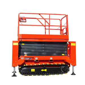 Neue elektrische hydraulische Raupen-Scheren bühne 6-16m Stahl-Hublift-Mobil heber mit 6m 8m 10m 12m 14m 16m Höhen