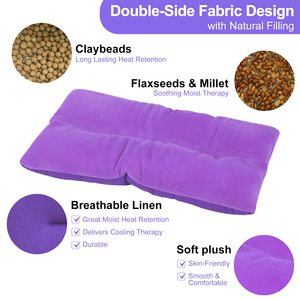 แผ่นประคบร้อนไมโครเวฟแบบใช้ซ้ำได้ บรรเทาอาการปวดบริเวณไหล่และคอ - Product Image 6