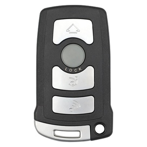 Clé de voiture intelligente pour 2002-2008 <span class=keywords><strong>BMW</strong></span> CAS1 Série 7 avec <span class=keywords><strong>4</strong></span> boutons 315MHZ FCC <span class=keywords><strong>ID</strong></span> LX8766S PN 2911A-12133 Clé de télécommande - Product Image 1