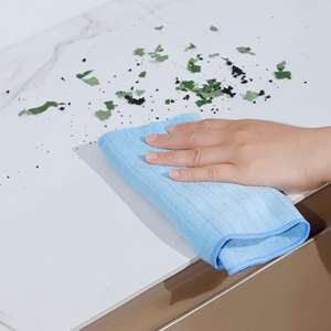 Paño de Limpieza de Microfibra Suave con Tejido de Rejilla, 50x50cm, para Uso en Cuartos Limpios, Paño Multiusos, Paquete de Regalo, Paño de Cocina para el Hogar - Product Image 1