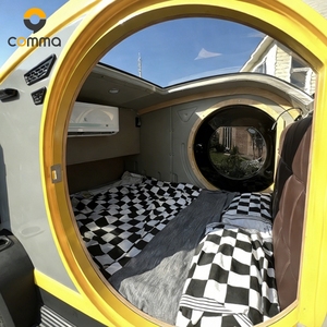 Camping-cars tout-terrain à suspension indépendante, maison mobile, <span class=keywords><strong>caravane</strong></span>, <span class=keywords><strong>mini</strong></span>-maison sur roues, <span class=keywords><strong>caravane</strong></span> <span class=keywords><strong>pour</strong></span> <span class=keywords><strong>vélo</strong></span> - Product Image 3