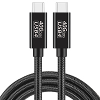 Câble de données USB 4 haute vitesse 40Gbps Type C 5A 240W PD chargeur 1M 8K câble Audio pour téléphone ordinateur