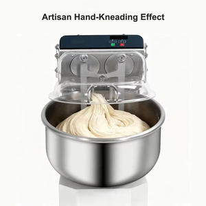 Mélangeur <span class=keywords><strong>à</strong></span> pâte professionnel <span class=keywords><strong>à</strong></span> double bras, 5 kg, de table, petite échelle, pour boulangerie, pizza, <span class=keywords><strong>pain</strong></span>, 4 vitesses variables - Product Image 3