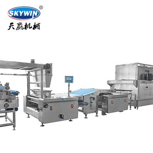 Ligne de production de biscuits durs et mous entièrement automatique Skywin 2026 100-1500 kg/h, machine à fabriquer des biscuits, mouleuse et découpeuse rotatives - Product Image 4