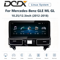 Autoradio pour Mercedes-Benz GLE ML GL W166 ML250 ML350 NTG5.0 12.3" avec système Linux, CarPlay et Android Auto sans fil, Bluetooth