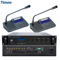 Système de conférence professionnel Thinuna VA-500C, équipement de réunion numérique, microphone de président, vote, microphone à col de cygne avec vidéo