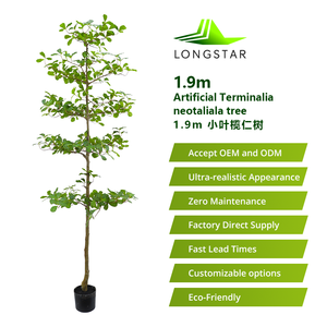 Longstar UOK-L <b>Large</b> Plastic Palm Tree Eco-Friendly Waterproof for Wedding and Hotel Mall Landscape Decor - Product Image 4