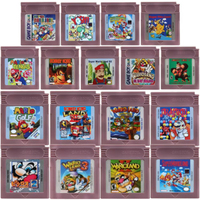 Kartrid Game GBC 16 Bit Baru Wario Land Donkey Kong Wario Land 2 Yoshi untuk GBC