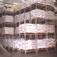 Présentoir métallique de stockage galvanisé détachable en entrepôt poteaux empilables poteaux à palettes