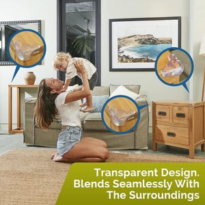 Protezione Angolare in PVC Gaixie Factory, Paraspigoli Morbido in Plastica a Forma di <span class=keywords><strong>L</strong></span> con Design Arrotondato per la Sicurezza dei Bambini nelle Camere dei Bambini - Product Image 6