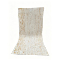 Revêtement mural en pierre flexible Travertine-Golden Flame pour décoration intérieure et extérieure