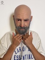 Maschera in Silicone Ultra-Realistica per Adulti, Traspirante ed Ecologica, Riutilizzabile per Halloween e Feste di Pasqua
