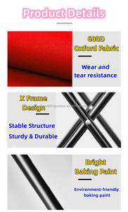 Mini silla plegable para exteriores, taburete ligero y portátil, para <span class=keywords><strong>playa</strong></span>, pesca y acampada - Product Image 5