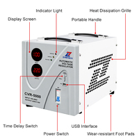 Stabilisateur de tension de type relais CVR 1000VA 1500VA monophasé 220V 230V 110V, régulateur de tension automatique AVR pour téléviseur, réfrigérateur, cuisinière