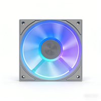 Ventilateur de boîtier ARGB blanc WL-W120-01 120 mm PWM 4 broches, ventilateur de refroidissement silencieux pour boîtier PC, ventilateurs RGB adressables pour ventilateurs de boîtier d'ordinateur