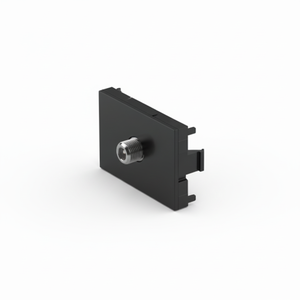 Scatola con 12 unità di prese televisive nere a modulo 1.5, linea di Lisbona - Product Image 1