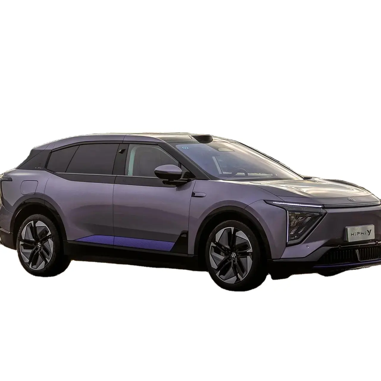 Kendaraan energi baru mewah mobil listrik murni kualitas tinggi gaya baru Gaohe HiPhi Y 2023 model 560km pioneer mobil EV SUV untuk dewasa