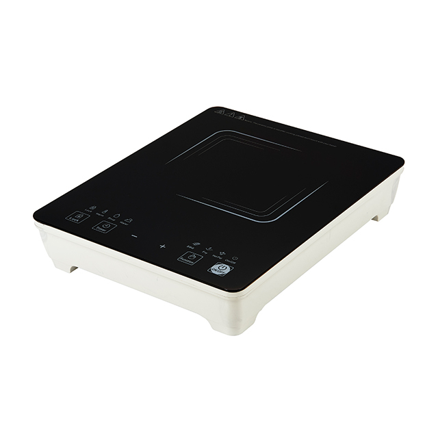 2000W Portable Single Induction Cooktop Touch Control Countertop Electric Cooker Household Use