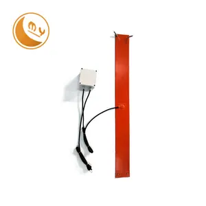 1180x120mm 220v600w hot sale silicone rubber heater with steel spring for fixing