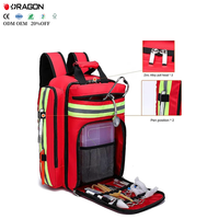 Meilleure vente de sac à dos de premiers soins d'urgence SOS en plein air de haute qualité Kit de traumatologie pour camping randonnée voyage